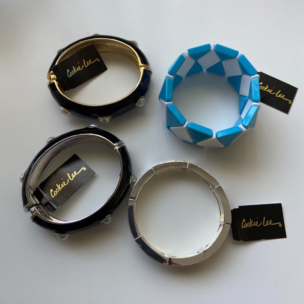 Cookie Lee, set of 4 bracelets, NWT
